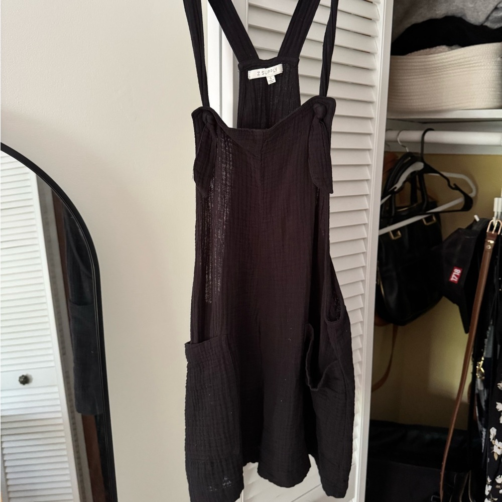 Z Supply Black Sleeveless Spaghetti Strap Sundress